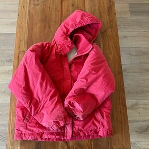 Frimas Goosedown Snow Jacket Size L with detachable hood and sleeves